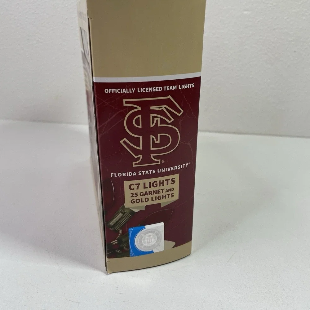 Florida State Seminoles Decorative String Light Set Christmas Lights C7 25ft